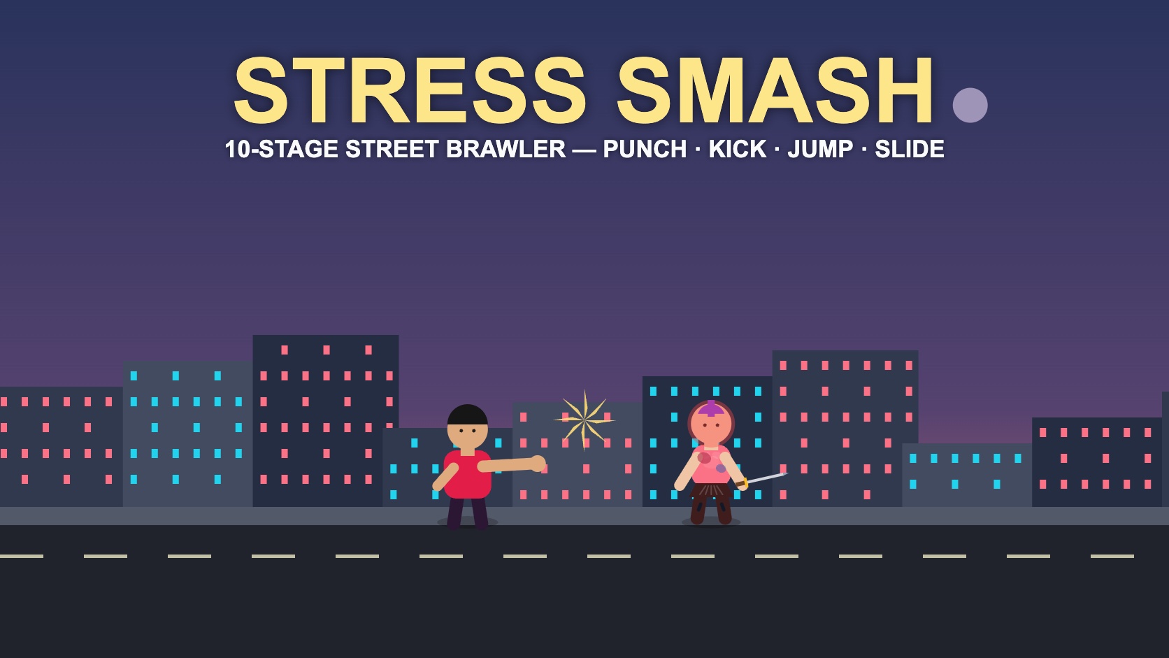 Stress Smash — street-brawler beat 'em up